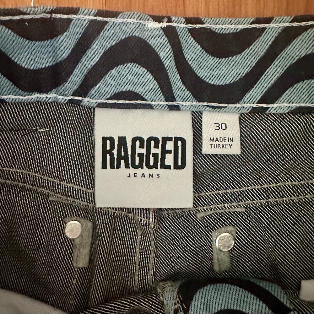 Ragged Priest Wave Pattern Jeans - Picture 8 of 9